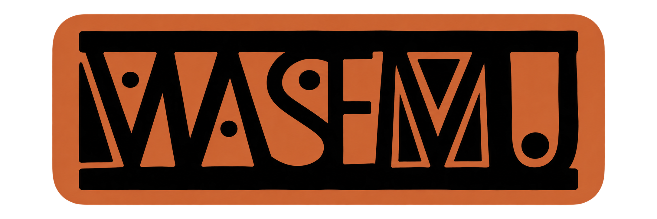 Logo Wasemu em terracota e preto